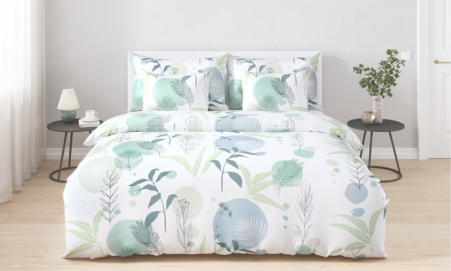 Linge de lit en satin