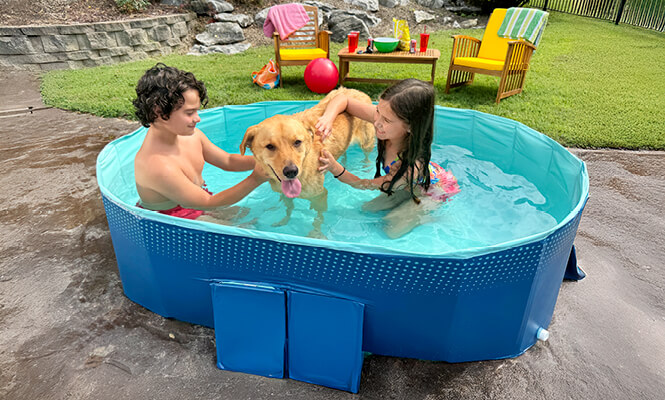 Faltbarer Swimmingpool