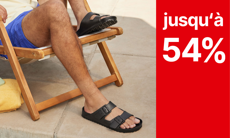 sur toutes les sandales & mules pour elle & lui