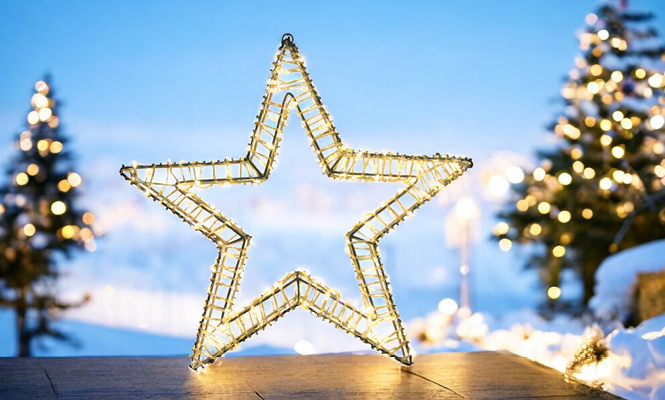 Weihnachtsbeleuchtung & Deko