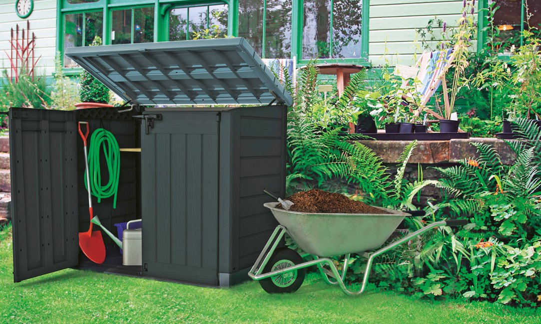 Gartenboxen, Gartenschränke & Gerätehäuser