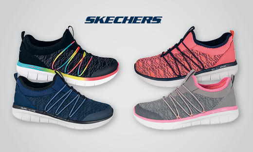 skechers memory foam brun