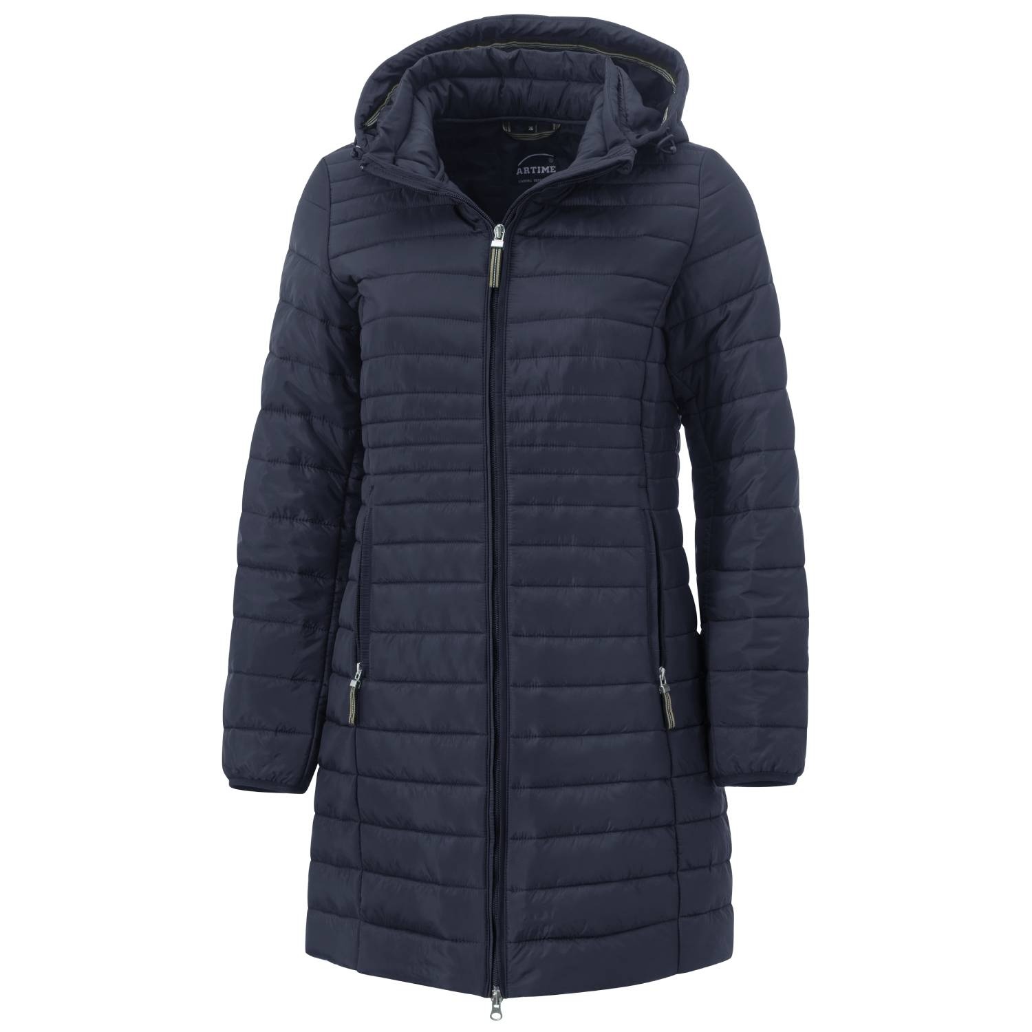 Gesteppter Damenmantel Steppmantel Mit GÃ¼rtel Schwarz Gesteppter