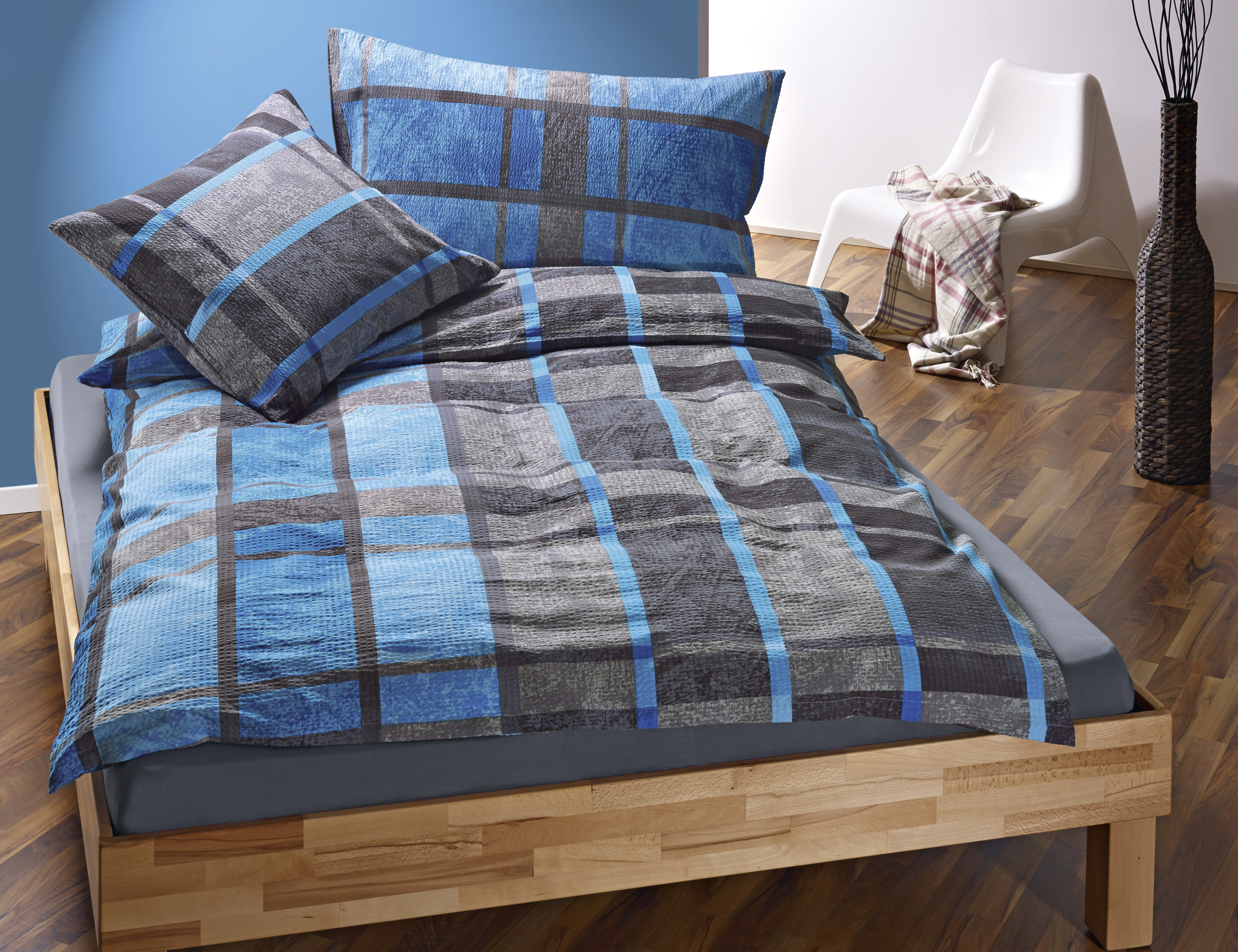 Schlafzimmer ideen blau: moderne kleine schlafzimmer mit ...
