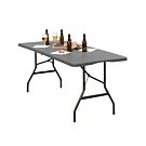 Table et bancs de fête pliable, combinable – Table pliante, 180x74x74 cm – 74x180x74 cm