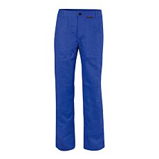 Pantalon coton bleu roi