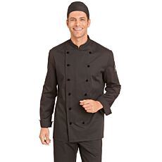 Blouse de cuisinier dames et hommes noir