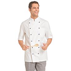 Blouse de cuisinier à manches courtes