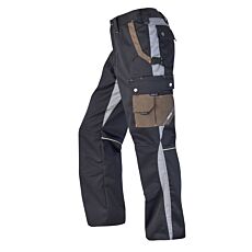 Wikland Arbeitshose mit Reflex-Piping schwarz