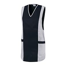 Hemdbluse Kasack schwarz-weiss