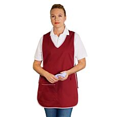 Überwurfschürze bordeaux