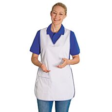 Überwurfschürze weiss