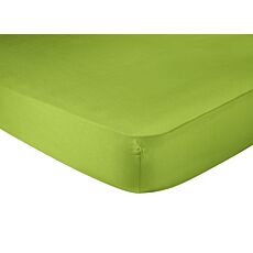 Drap-housse en satin au vif coloris