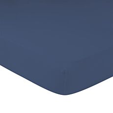 Drap-housse en jersey bio marine