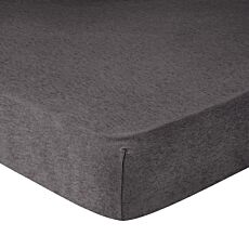 Draps-housses en jersey mélange anthracite