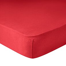 Feinjersey-Fixleintuch - rot, 140–160x200 cm