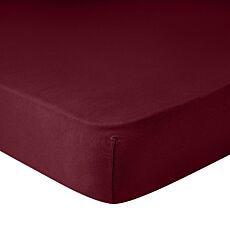 Feinjersey-Fixleintuch - bordeaux, 140–160x200 cm