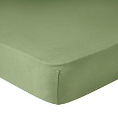Feinjersey-Fixleintuch - olive, 140–160x200 cm