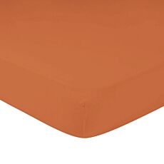 Drap-housse en jersey fin - rouille, 140–160x200 cm