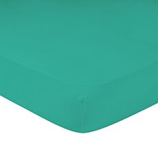 Drap-housse en jersey fin - émeraude, 140–160x200 cm