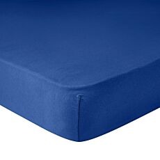 Drap-housse en jersey fin - bleu roi, 140–160x200 cm