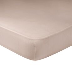 Drap-housse en jersey fin - taupe, 140–160x200 cm
