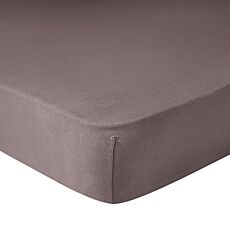 Drap-housse en jersey fin - graphite, 140–160x200 cm