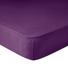 Drap-housse en jersey fin - mûre, 140–160x200 cm