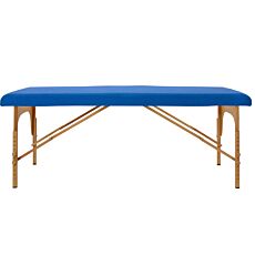 Drap-housse en éponge pour table de massage bleu roi