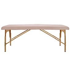 Drap-housse en éponge pour table de massage taupe