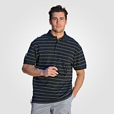 Polo piqué hommes avec poche de poitrine