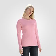 Pull à encolure arrondie coton