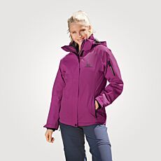 Leicht taillierte Damen Outdoor-Jacke 3 in 1