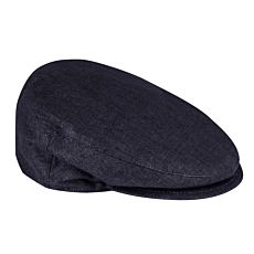 Casquette en lin pour hommes marine
