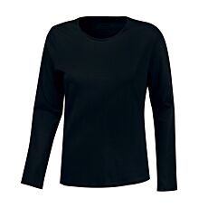 Basic Langarm-Shirt uni