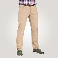 Pantalon 5-pockets pour hommes, long. 77 cm