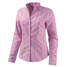 Edelweiss Bluse mit Kelch Kragen