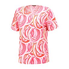 Damen-Shirt mit einem Print und Rundhalsausschnitt