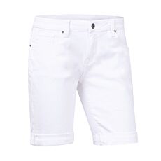 5-Pocket-Jeans-Shorts mit Umschlag
