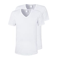 T-shirt Calida à encolure en V, DUO-pack