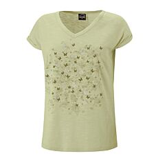 V-Neck T-Shirt mit Sommerprints
