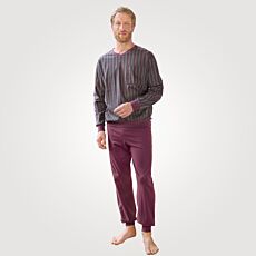 Pyjama rayé pour hommes