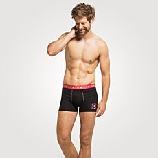 Panty hommes ISA noir-rouge