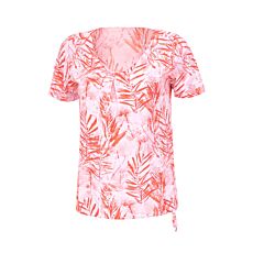 Bedrucktes V-Neck T-Shirt
