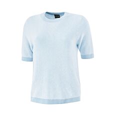 Kurzarmpullover mit Struktur