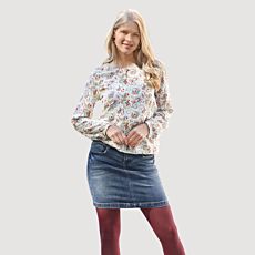 Bedruckte Bluse mit Paisley-Muster