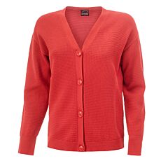 Jaquette boutonnée en tricot, de coupe droite