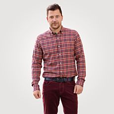 Chemise casual Artime en flanelle à carreaux pour hommes