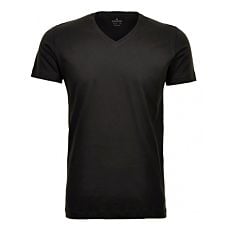 Ragman T-Shirt mit V-Ausschnitt im DUO-Pack