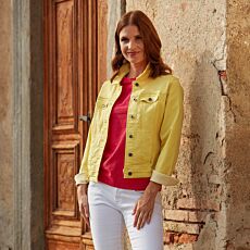 Veste jean légère de qualité sweat pour dames